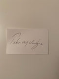 Australian Test Cricketer Card SIGNED - Peter McIntyre
