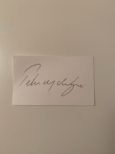 Australian Test Cricketer Card SIGNED - Peter McIntyre