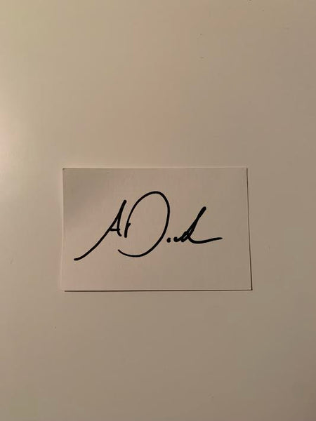 Australian Test Cricketer Card SIGNED - Alex Dooland
