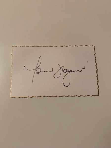 Australian Test Cricketer Card SIGNED - Tom Hogan