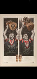 NRL-Sydney Roosters Dual Signed Premiers Lithograph
