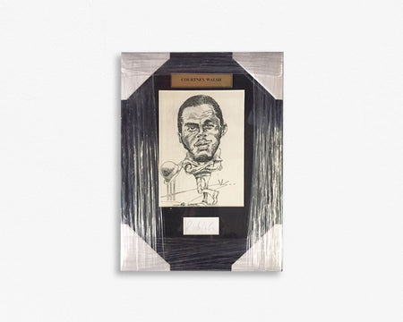 CRICKET-‘Ton of Tests’ Mark Taylor 100th Test Appearance 1998 Framed signed by Mark Taylor