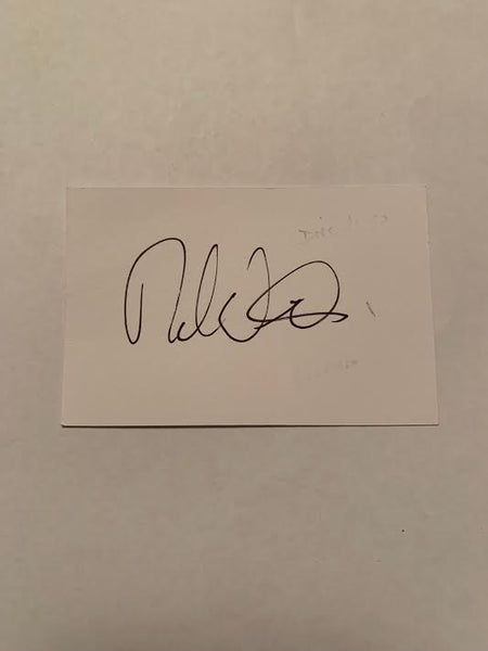 Australian Test Cricketer Card SIGNED - Paul Wilson