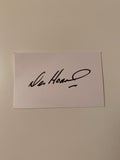 Australian Test Cricketer Card SIGNED - Des Hoare
