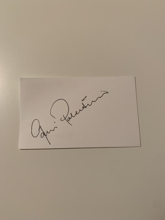 Australian Test Cricketer Card SIGNED - Gavin Robertson