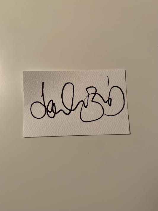 Australian Test Cricketer Card SIGNED - Jackson Bird