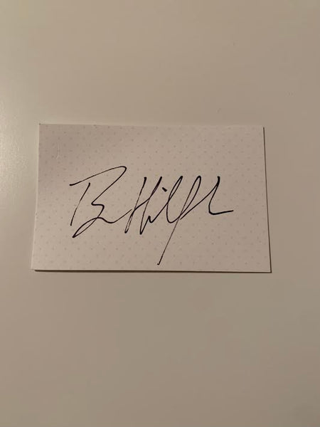 Australian Test Cricketer Card SIGNED - Ben Hilfenhaus