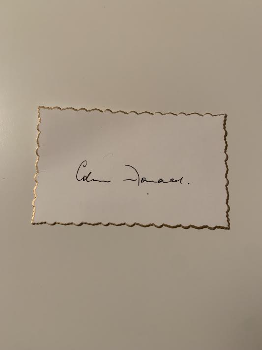 Australian Test Cricketer Card SIGNED - Colin McDonald