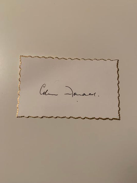 Australian Test Cricketer Card SIGNED - Colin McDonald