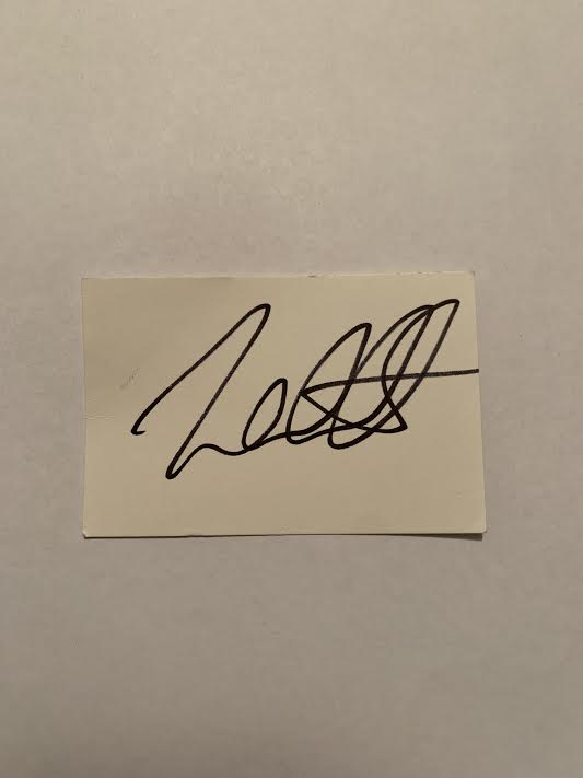 Australian Test Cricketer Card SIGNED - John Hastings