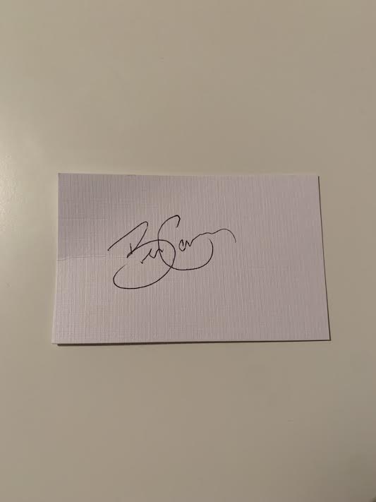 Australian Test Cricketer Card SIGNED - Beau Casson