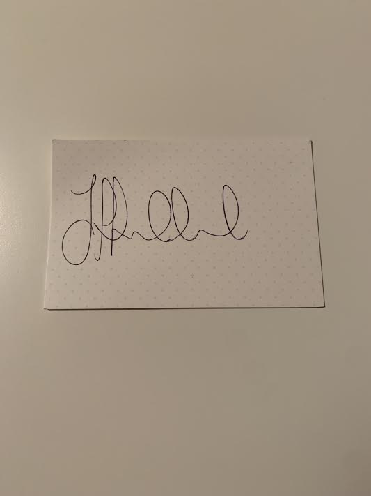 Australian Test Cricketer Card SIGNED - Jon Holland