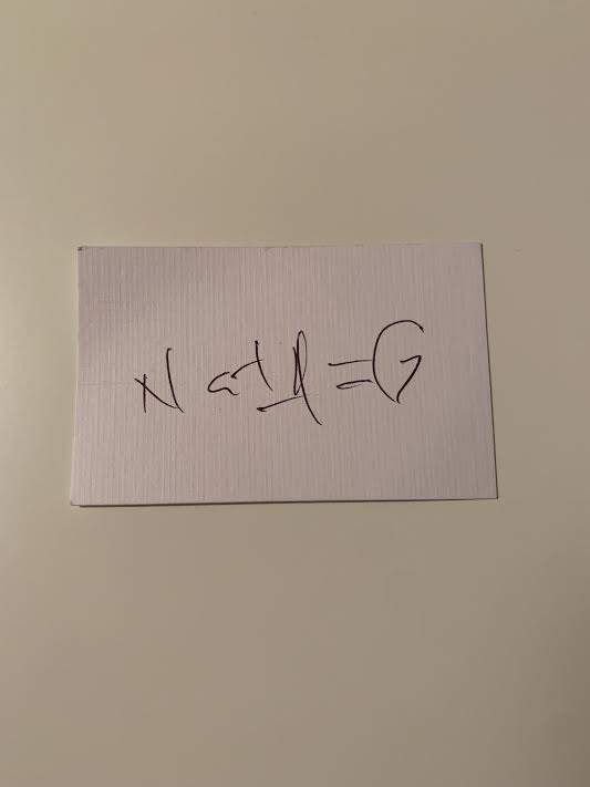 Australian Test Cricketer Card SIGNED - Nathan Hauritz