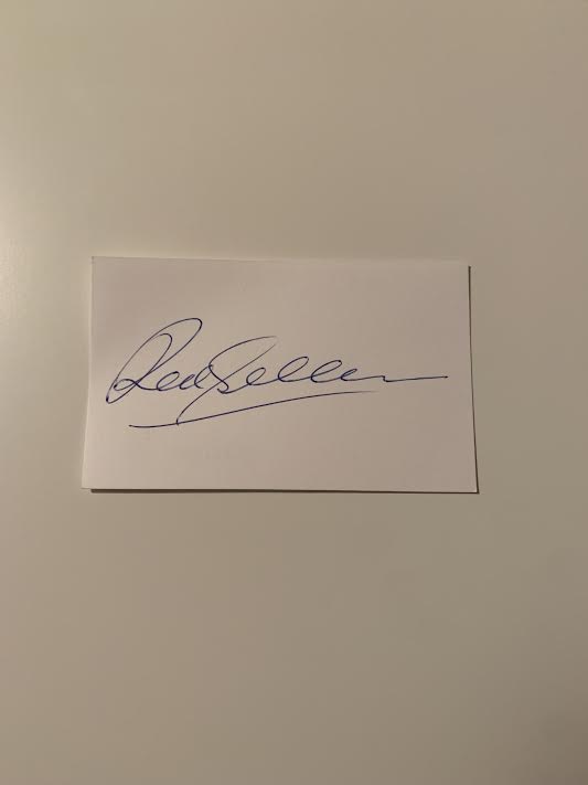 Australian Test Cricketer Card SIGNED - Rex Sellers