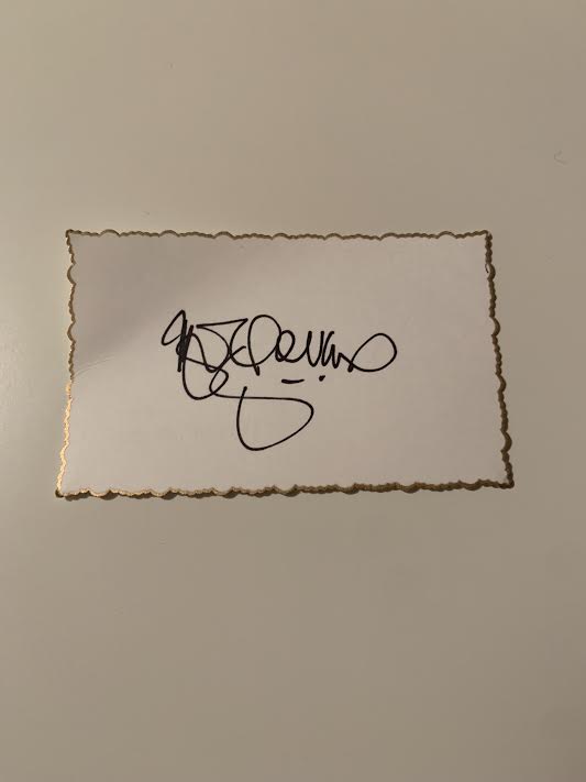 Australian Test Cricketer Card SIGNED - Max Walker