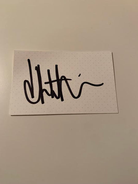 Australian Test Cricketer Card SIGNED - James Patterson