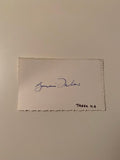 Australian Test Cricketer Card SIGNED - Brian Taber