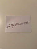Australian Test Cricketer Card SIGNED - Wally Edwards