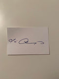 Australian Test Cricketer Card SIGNED - Jo Angel