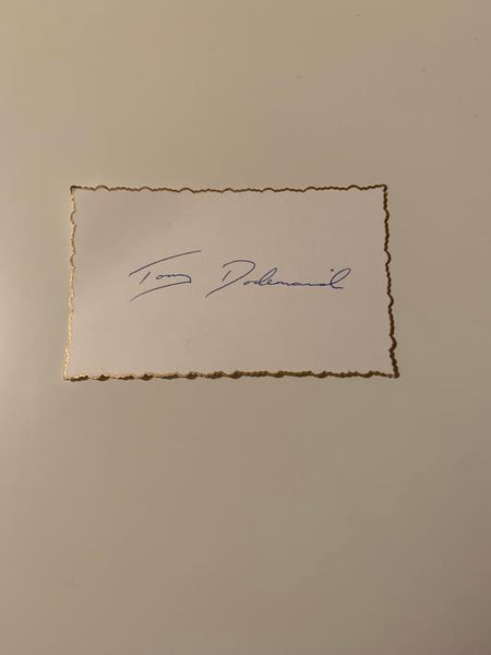 Australian Test Cricketer Card SIGNED - Tony Dodemaide