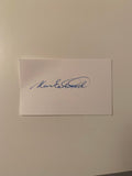 Australian Test Cricketer Card SIGNED - Ken Eastwood