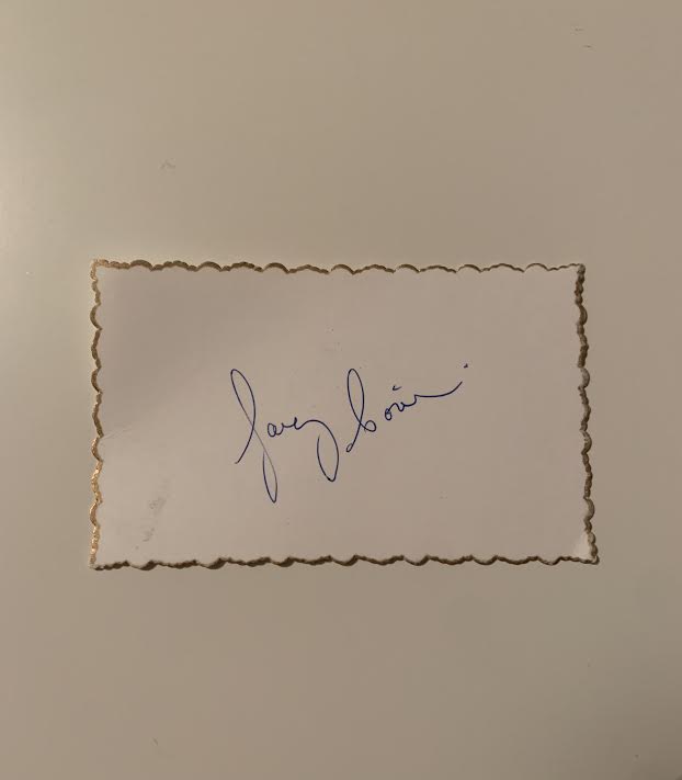 Australian Test Cricketer Card SIGNED - Gary Cosier