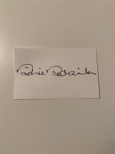 Australian Test Cricketer Card SIGNED - Richie Robinson