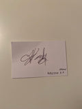 Australian Test Cricketer Card SIGNED - Jason Krejza