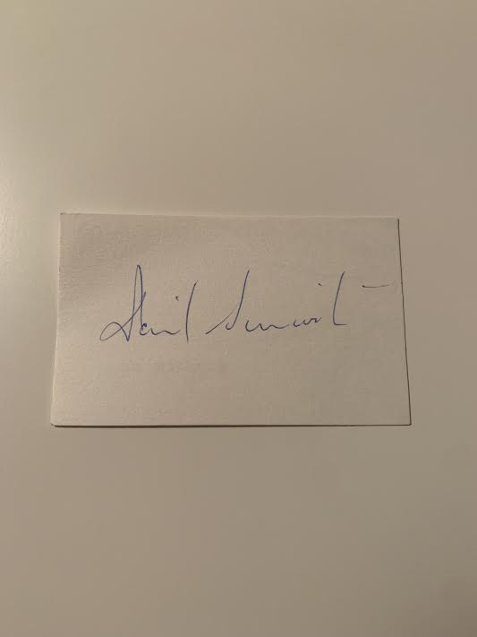 Australian Test Cricketer Card SIGNED - David Sincock