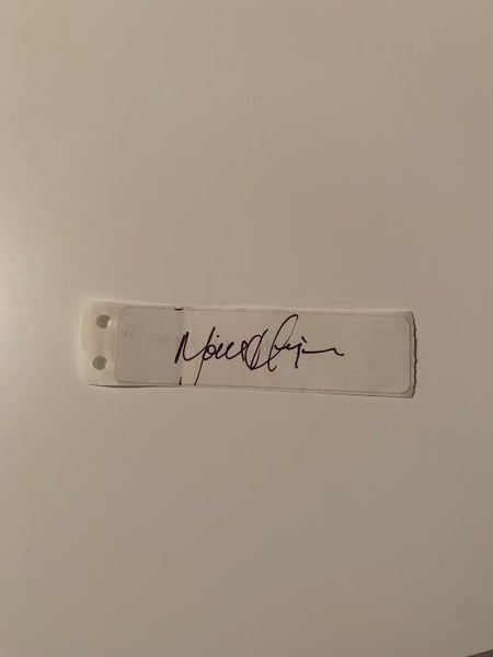 Australian Test Cricketer Card Strip SIGNED - Moises Henriques