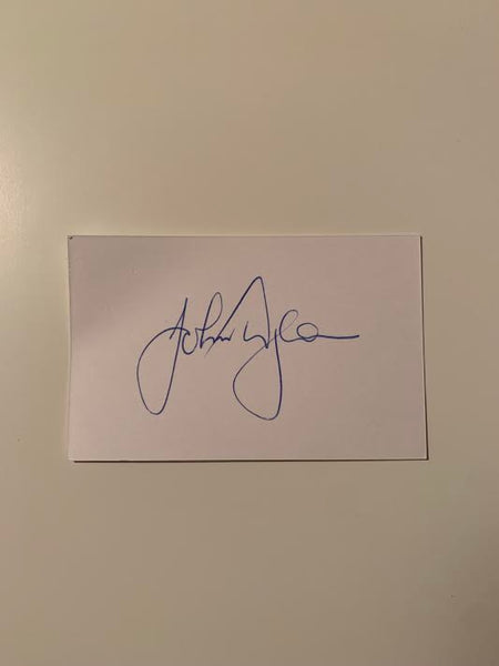 Australian Test Cricketer Card SIGNED - John Dyson
