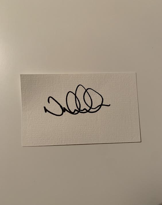 Australian Test Cricketer Card SIGNED - Nic Maddinson