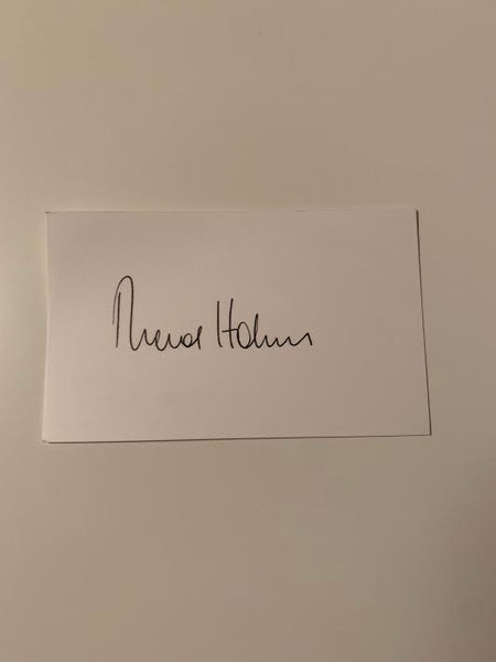 Australian Test Cricketer Card SIGNED - Trevor Hohns