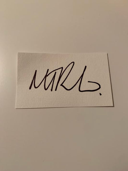 Australian Test Cricketer Card SIGNED - Matt Renshaw