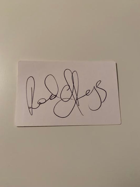 Australian Test Cricketer Card SIGNED - Rod Hogg