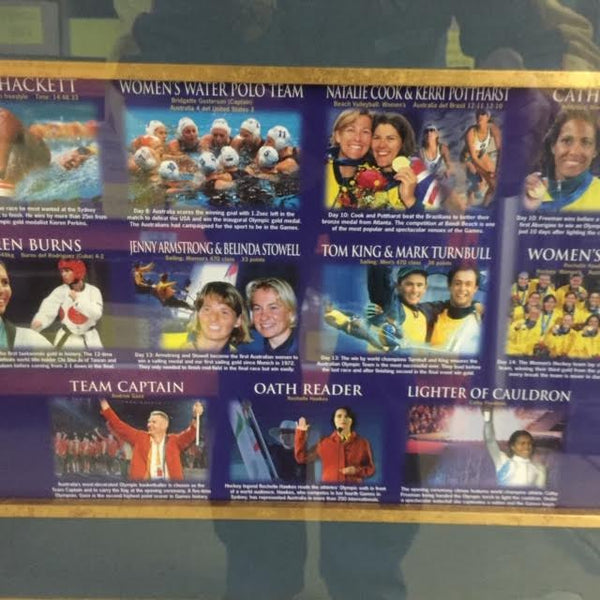 QLYMPIC-2000 Australian Olympic Gold Medallists- Signed by 16