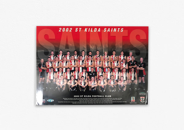 ST KILDA SAINTS 2002 POSTER