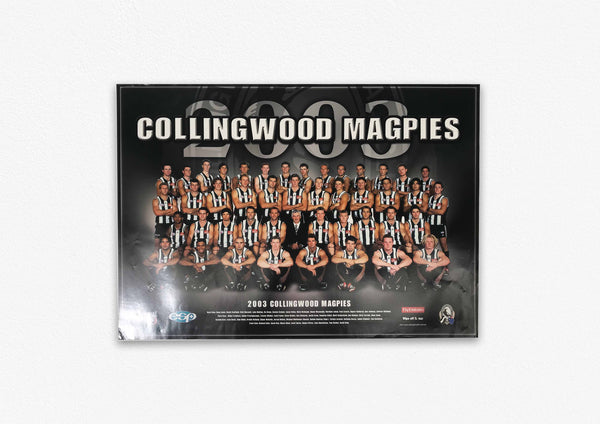 COLLINGWOOD MAGPIES 2003 POSTER