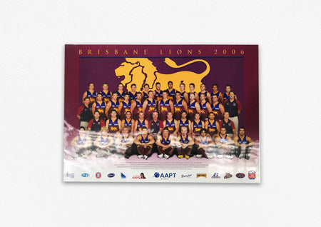 Brisbane Bears 1996 Team Poster