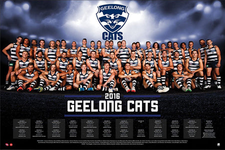 GEELONG CATS 2024 SQUAD SIGNED GUERNSEY