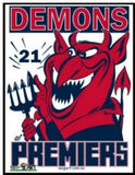 Melbourne Demons 2021 WEG Art Premier Poster/ Print Only