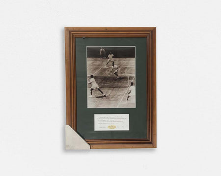 TENNIS-"Kooyong Collection"- Don Budge  Framed Photograph - Tennis, Rare