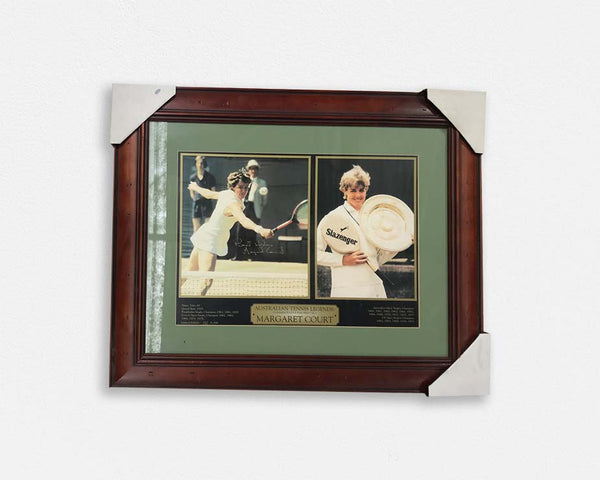 TENNIS-Margaret Court Tribute Print - Framed- Signed
