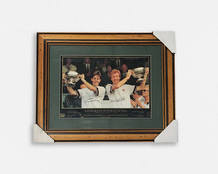 TENNIS-"Kooyong Collection" Gerald Patterson  Framed Photograph