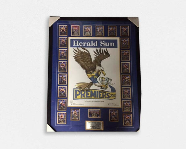WEST COAST EAGLES 2018 AFL Herald Sun PREMIERS with Team Cards