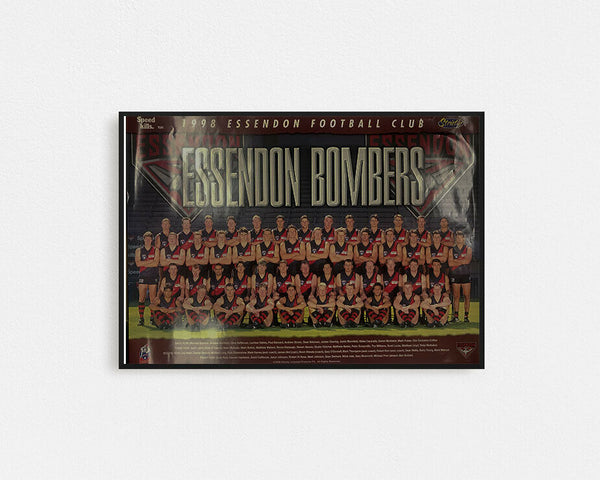 Essendon 1998 Team Poster