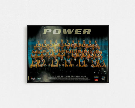 PORT ADELAIDE-OLLIE WINES SIGNED BROWNLOW MEDAL LITHOGRAPH