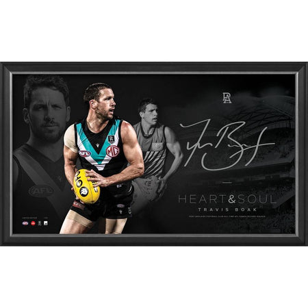 PORT ADELAIDE-OLLIE WINES SIGNED BROWNLOW MEDAL GUERNSEY