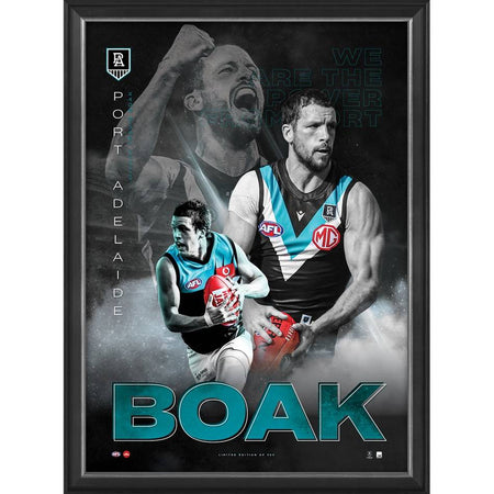 PORT ADELAIDE-OLLIE WINES SIGNED ICON SERIES BROWNLOW GUERNSEY