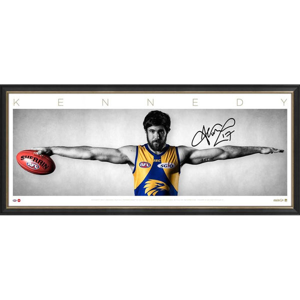 WEST COAST EAGLES-JOSH KENNEDY SIGNED WINGS/FRAMED